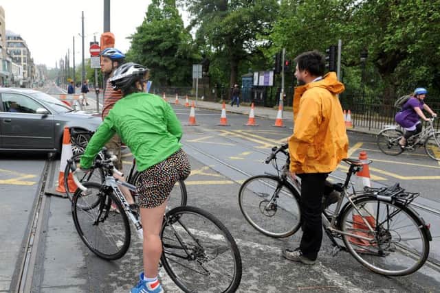 Cycling provision will account for 10% of the Capital's transport budget. 
Pic Ian Rutherford