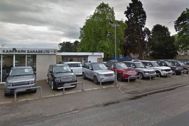 The attack took place near Kaim Garage in Bathgate. Picture: Google