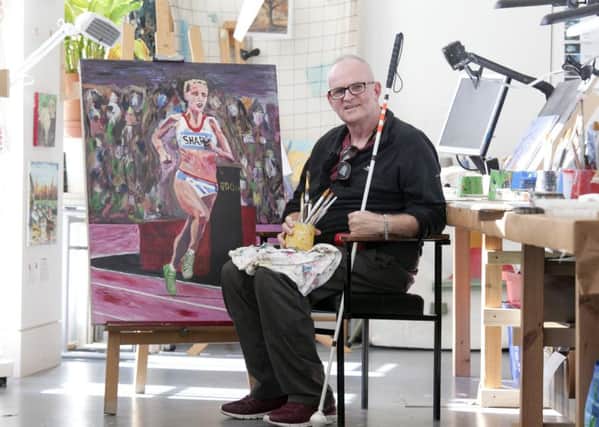 Peter Conaghan has taken up painting again after time at the Linburn Centre