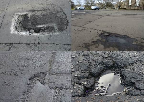 Many roads have been ravaged by potholes