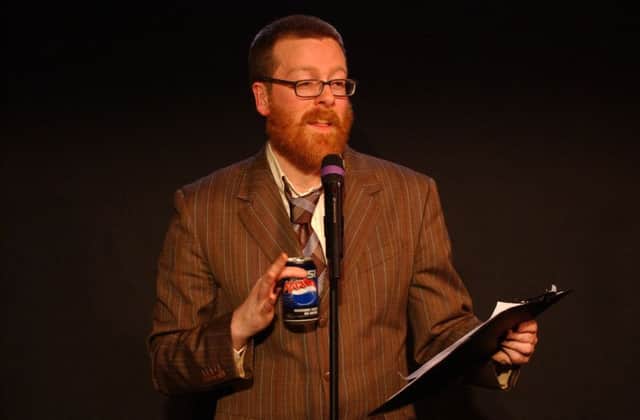 Frankie Boyle at The Stand Comedy Club in Glasgow during his stand up routine during the Glasgow International Comedy Festival. Picture: Robert Perry