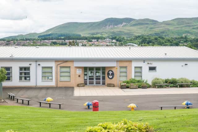 Oxgangs Primary School has previously been in the news when an outdoor wall facade gave way, Picture: Ian Georgeson