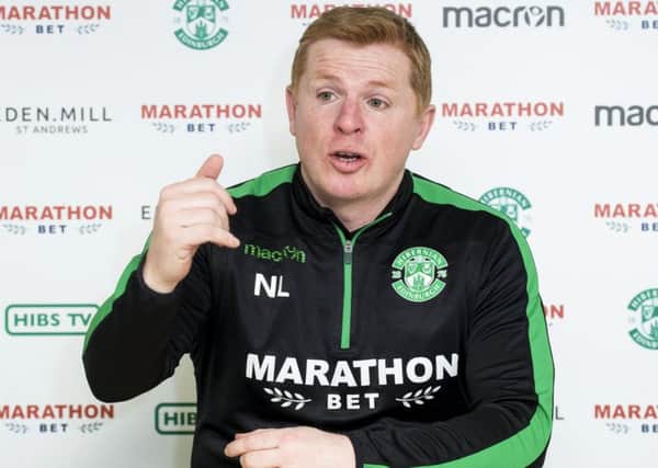Hibs boss Neil Lennon has already masterminded two wins at Ibrox this season. Pic: SNS