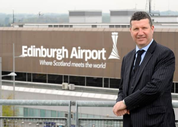 Gordon Dewar is chief executive of Edinburgh Airport. Picture: Jane Barlow