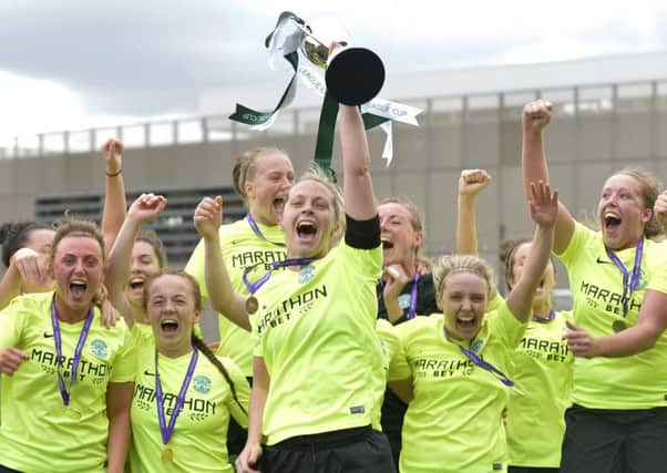 Hibs Ladies are League Cup and Scottish Cup holders