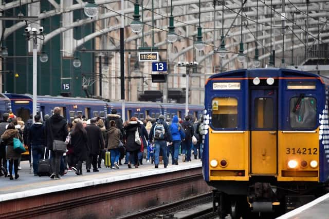 Ten rush-hour trains between Edinburgh and Glasgow will run with three or four carriages (Photo by Jeff J Mitchell/Getty Images)