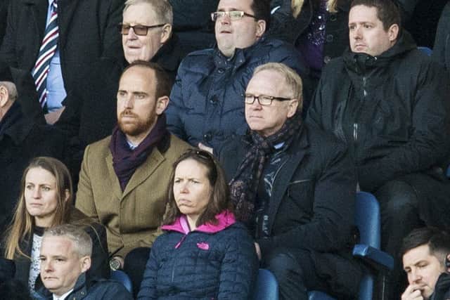 Scotland manager Alex McLeish was at Ibrox