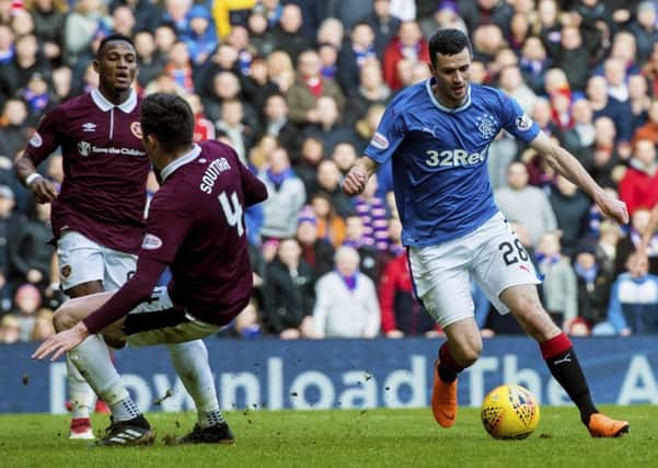 Hearts toiled against a strong Rangers side on Saturday