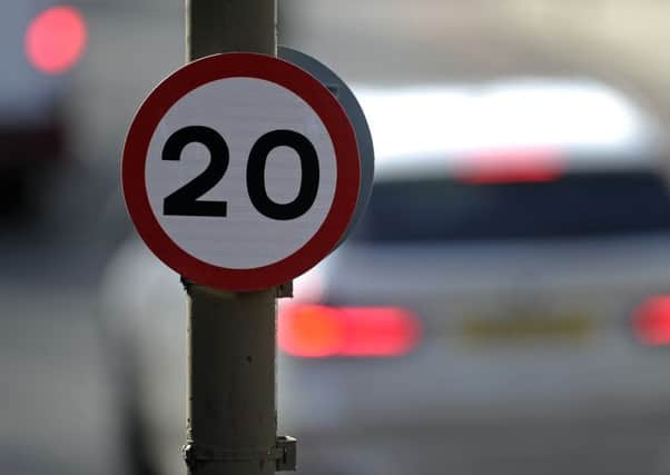 Statistics suggest the new 20mph zones are helping to cut the number of casualties on the city's streets. Picture: Neil Hanna