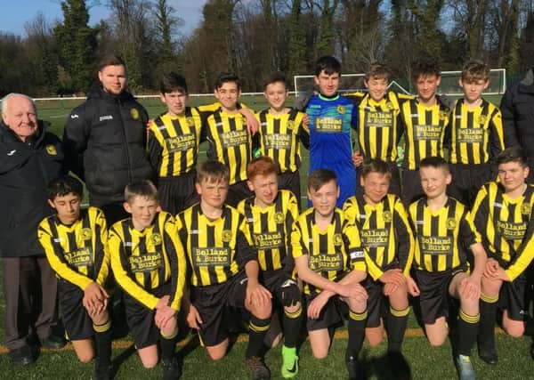 Hutchison Vale 14s produced a clinical performance to seal their place in South East Region Cup final