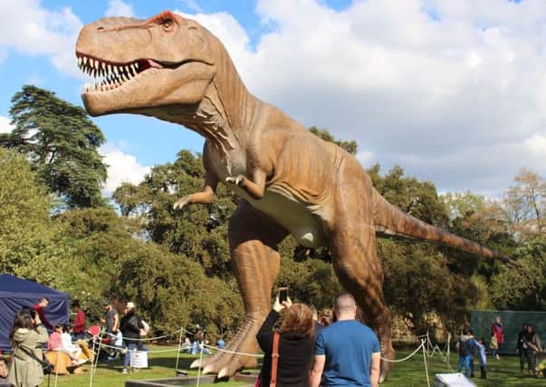 Dinosaurs are on offer at Lauriston Castle over Easter