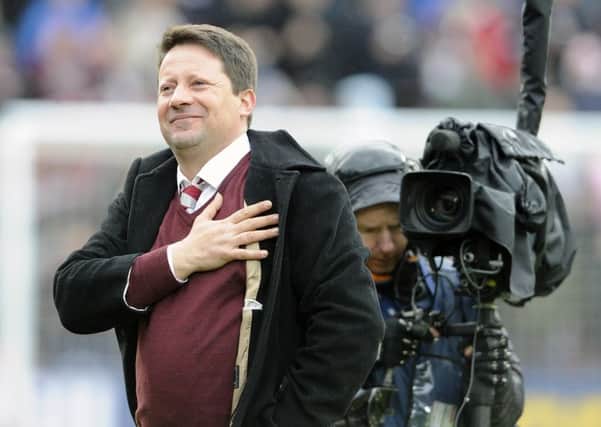 Paulo Sergio made an emotional return to Tynecastle when Hearts played Hibs in January. Pic: Neil Hanna