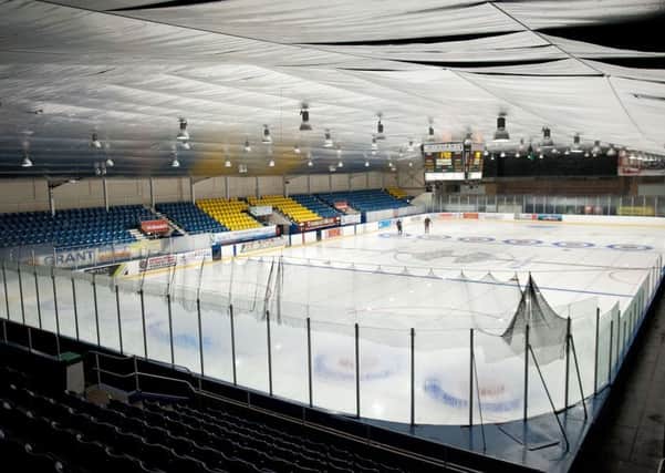 There will be no ice hockey at the Fife Ice Arena tonight after the Caps' trip to Flyers was postponed. Pic: TSPL