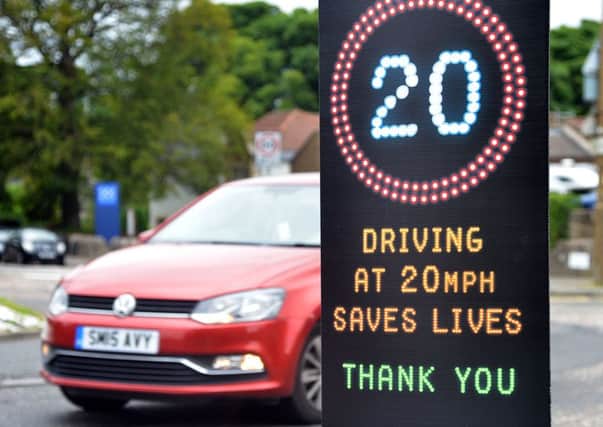 Only enforcement of the 20mph speed limit didn't get full marks for the police from the council