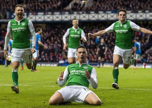 Hibs have enjoyed impressive displays in recent weeks including their 2-1 win against Rangers, above