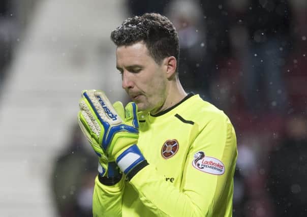 Jon McLaughlin is praying for Hearts progress in the Scottish Cup. Pic: SNS