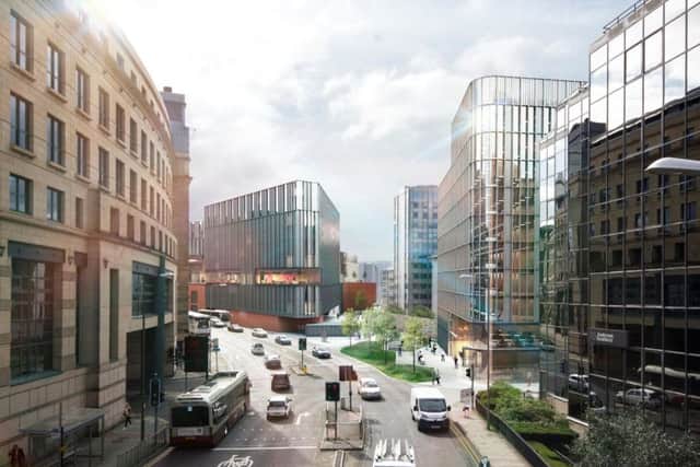 An artist's impression of redevelopment at the West Approach Road