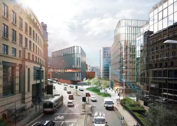 An artist's impression of redevelopment at the West Approach Road