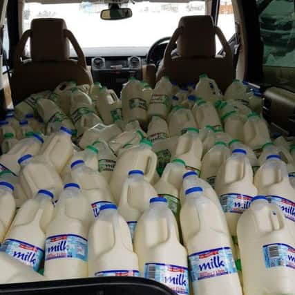 One of the milk pick-ups.
