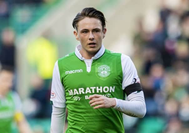 A convoluted deal took Scott Allan on loan to Hibs. Picture: SNS.