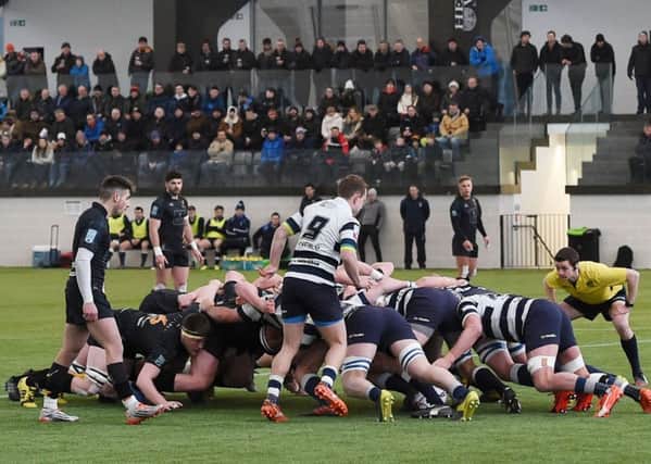 Moving the game to Oriam was a success as a big crowd turned up to see Heriot's take on Currie