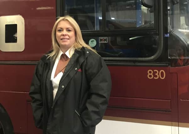 Lothian Buses driver Charmaine Laurie's breathtakingly good driving in the snow became an internet sensation