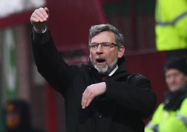Hearts manager Craig Levein made his 'natural order' comments after the last derby. Pic: SNS