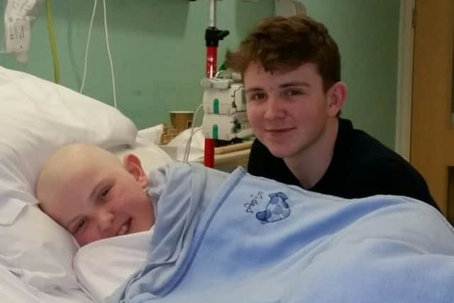 Reon McSherry (left) and older brother Ciaran.