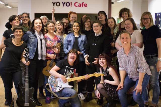 Members of Girls Rock School Edinburgh