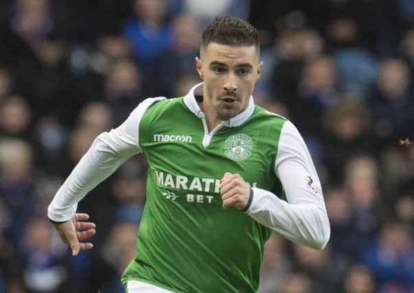 Jamie Maclaren has impressed his manager since joining Hibs