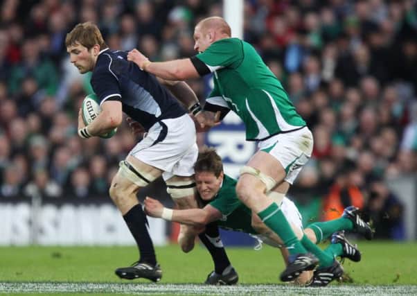 John Barclay was part of the Scotland team that won at Croke Park in 2010