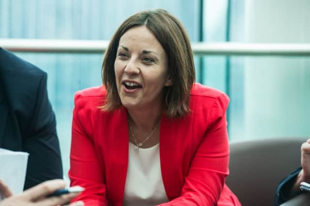 Kezia Dugdale in her role as former Scottish Labour Party leader