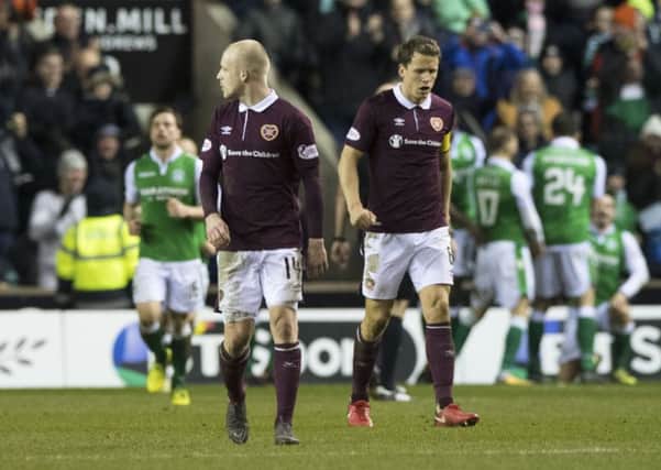 Hearts have experienced players such as Steven Naismith and Christophe Berra. Pic: SNS