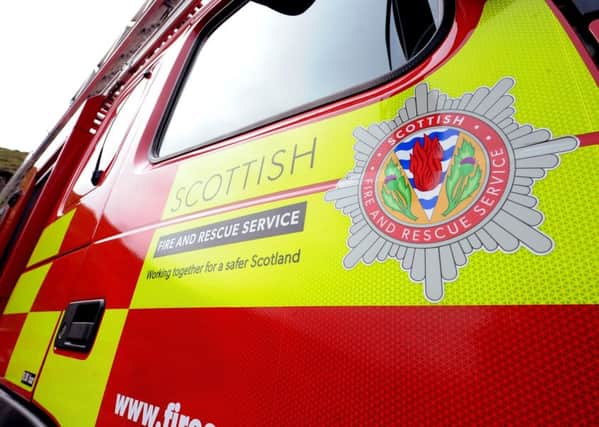 Firefighters were called to Fountainbridge in Edinburgh
