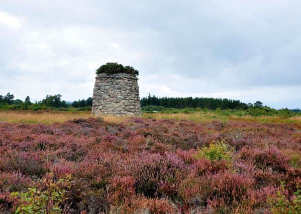 A memorial cairn at Culloden Battlefield. PIC: Creative Commons/Flickr.
