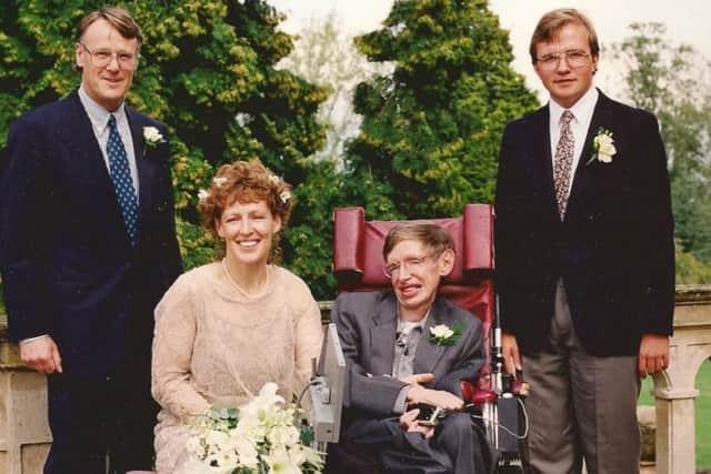 Robert Donovan, Elaine, Stephen Hawking and Robert Hawking