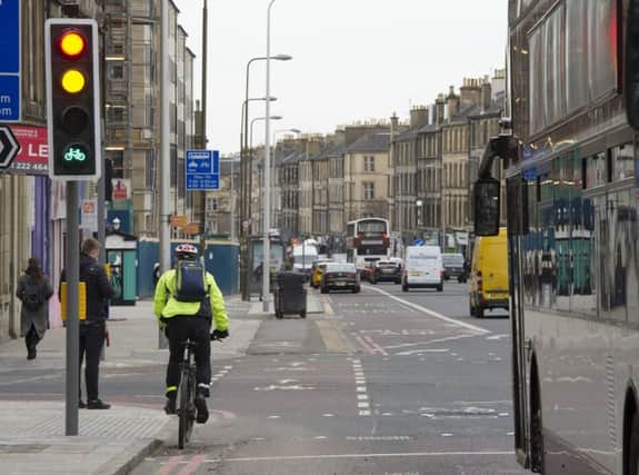 New traffic signals which give cyclists a head-start ahead of other traffic are being proposed under the latest plans for safety improvements along Edinburgh's tram route.