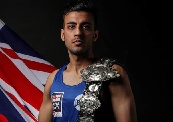 Reehan Ali is part of a Royal Navy team aiming to wrestle the Combined Services title away from the army