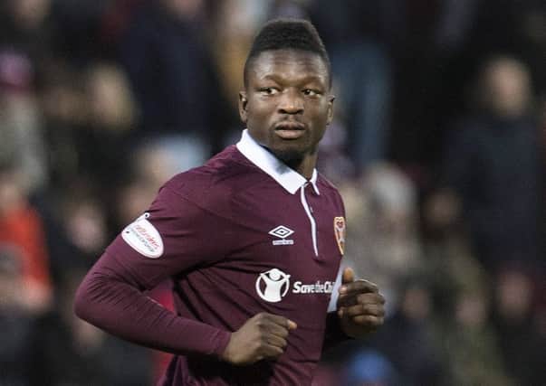 Danny Amankwaa is feeling in good physical shape after Hearts put him through a spell of intense fitness work