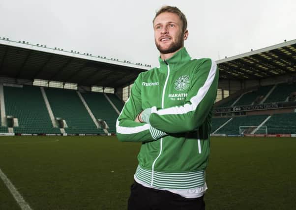 Scott Bain was at Easter Road for less than a month but did enough to sufficiently impress Neil Lennon. Picture: SNS Group