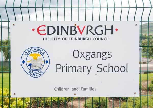 Pupils have been ordered to stay indoors at Oxgangs Primary School.