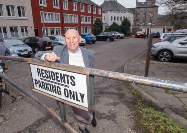 James White has been unable to park in the car park for many years as it is always full to the brim with cars. Picture: W Marr