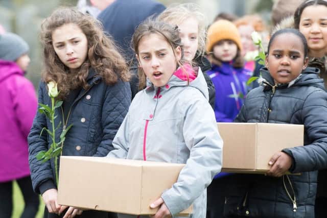 Service of Reinternment of the remains of victims of the 1645 plague of Leith, at Rosebank Cemetery
, Wullie Marr Photography