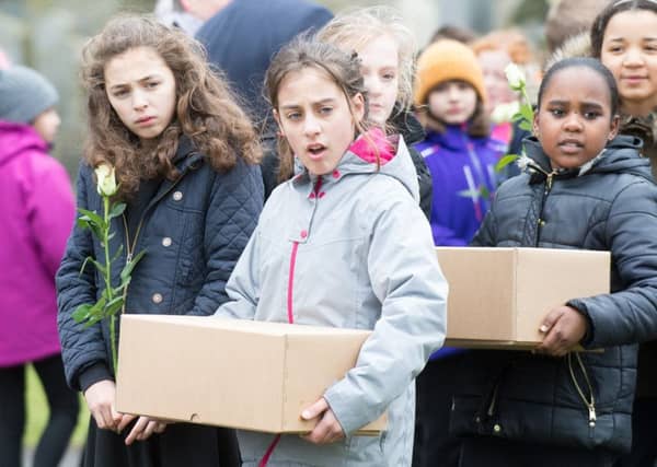 Service of Reinternment of the remains of victims of the 1645 plague of Leith, at Rosebank Cemetery
, Wullie Marr Photography