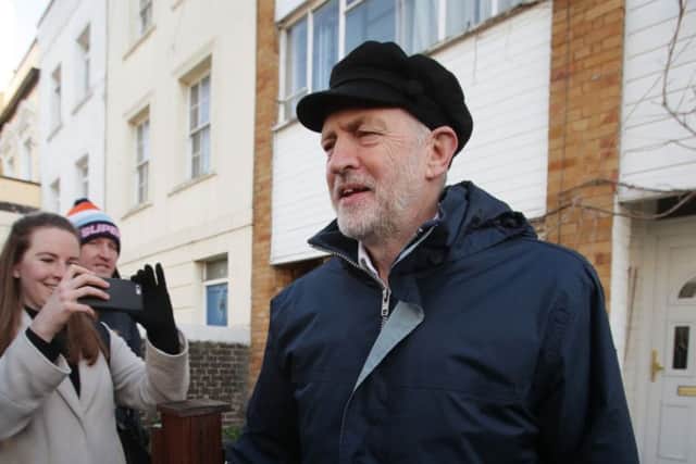 A Newsnight boss has dismissed claims the programme photoshopped Mr Corbyn's hat to make him look more Russian. Picture: Yui Mok/PA Wire