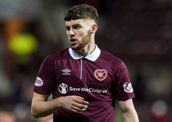 Aidan Keena made one Hearts appearance before going on loan to Queen's Park. Pic: SNS