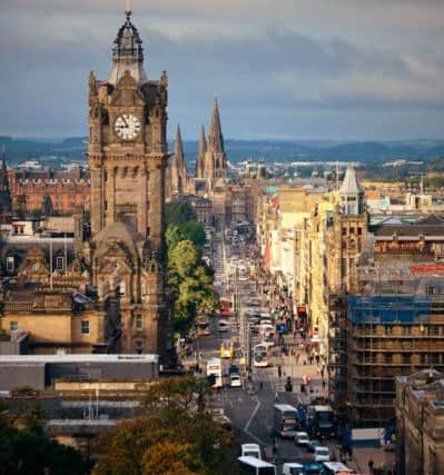 Visitors have named Edinburgh as one of the top destinations in Europe