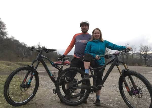 Chloe and Michael who are appealing for help in tracing their bikes which were stolen from their car outside Ocean Terminal yesterday