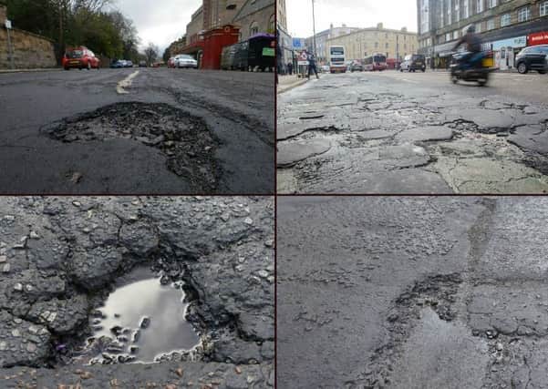 Drivers have frequently complained about the state of roads in Edinburgh.