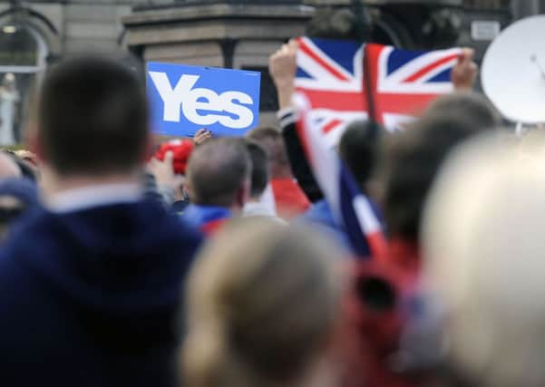 The independence referendum polarised politics in Scotland. Picture: John Devlin